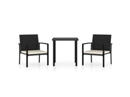 Dining Set, Dining Sets Vidaxl Preto Rattan / Vime (n/a)