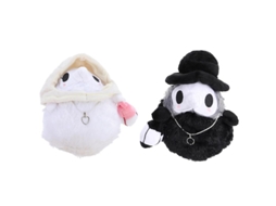 2 Peças de Bico de Peste de Halloween ALLINLESS