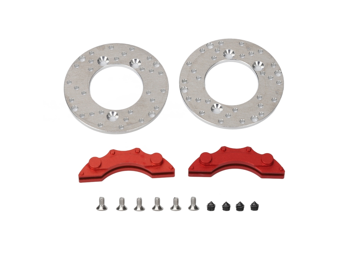 Mali kit de Disco de Freio e Caliper de Alumínio 1.4in para Carros Rc Traxxas 1/10 Alta Simulação