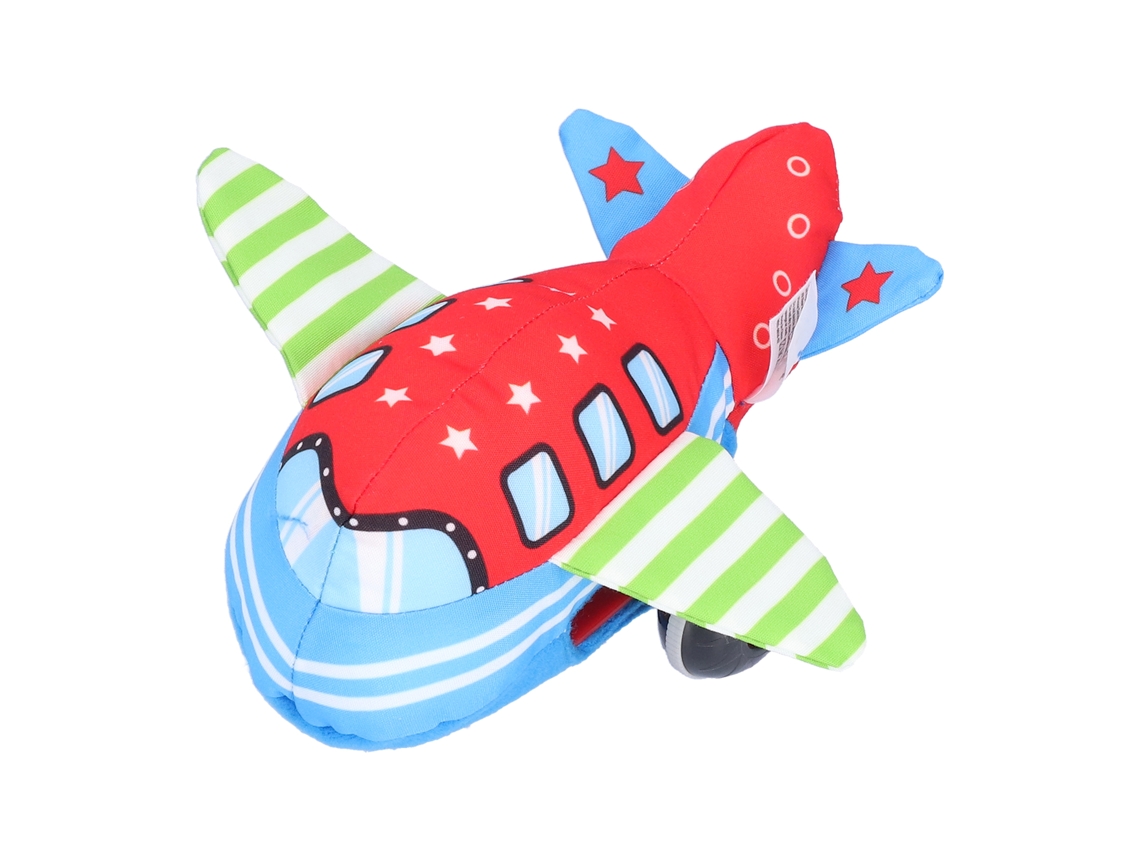 Mali brinquedo de Avião de Plástico Macio Anti Queda Educacional para Bebês com Retorno Automático