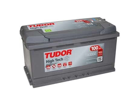 Bateria de Carro TUDOR TA1000 100Ah 900A, Gama High Tech