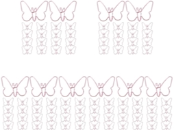 Conjunto de 5 clipes de papel, clipes de mesa, clipes pequenos para documentos, clipes pequenos, materiais