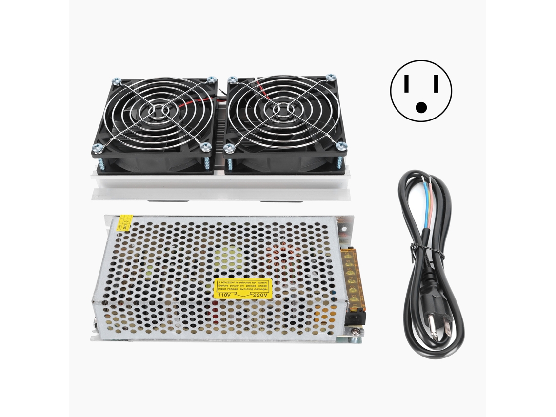 Sistema de Refrigeração Termoelétrico de 2 Núcleos Plug US 110V | S/MARCA