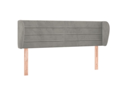 Headboard, Headboards Vidaxl Cinzeto Veludo (147 X 23 X 78/88 Cm)