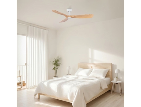 Rowind Ventoinha De Teto Branca/pinho Ã˜120 Cm Ventyly