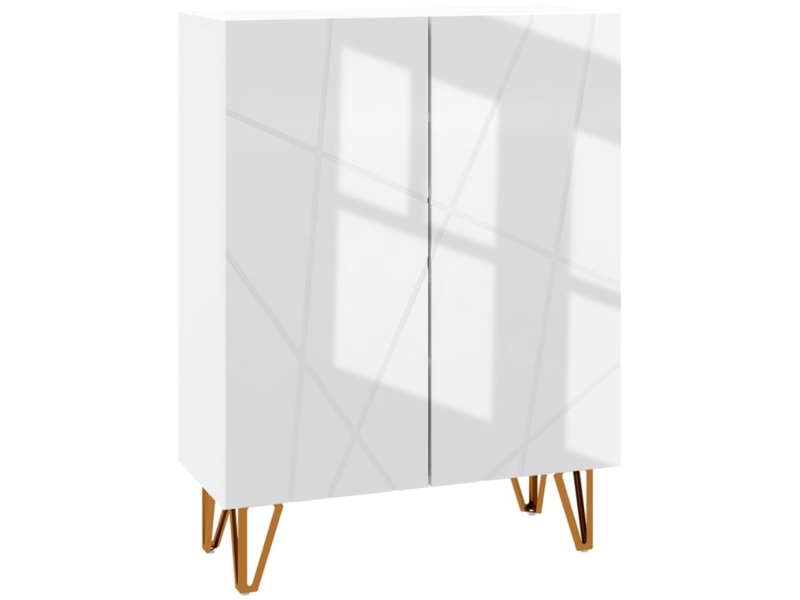 Móvel Sapateira Melamina de Madeira Cor Branco 72x31.5x95 cm Homcom