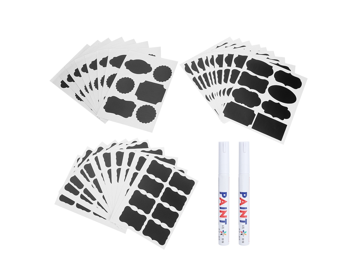 Autocolantes de Jardim LAXISCREED 216pcs com Canetas