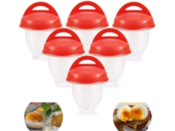Conjunto De 6 Ovos De Silicone Para Cozinhar Ovos Com Casca E Muito Mais