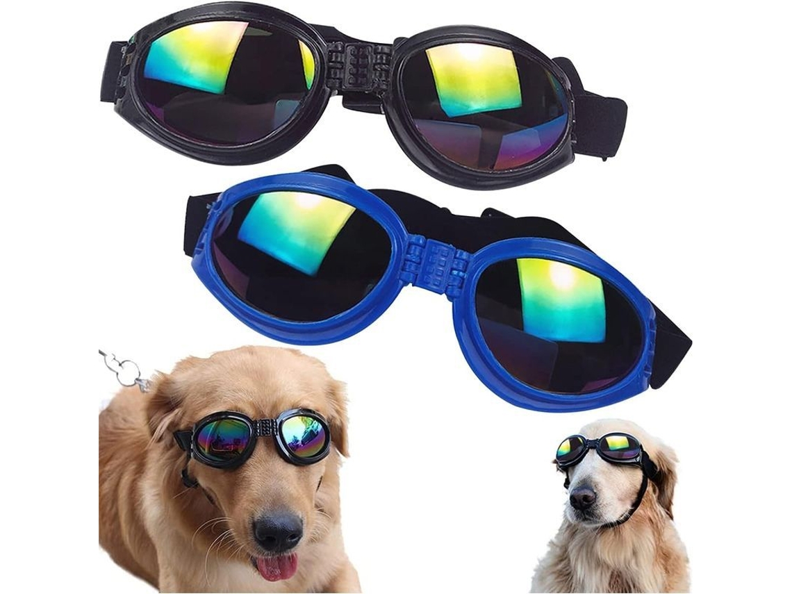Óculos De Sol Para Cães 2025, Proteção Uv Antivisão, Ajustáveis, Resistentes Ao Vento, Para Cães Pequenos E Médios