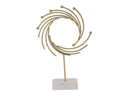 Escultura Abstrata Decoração Mesa Moderna