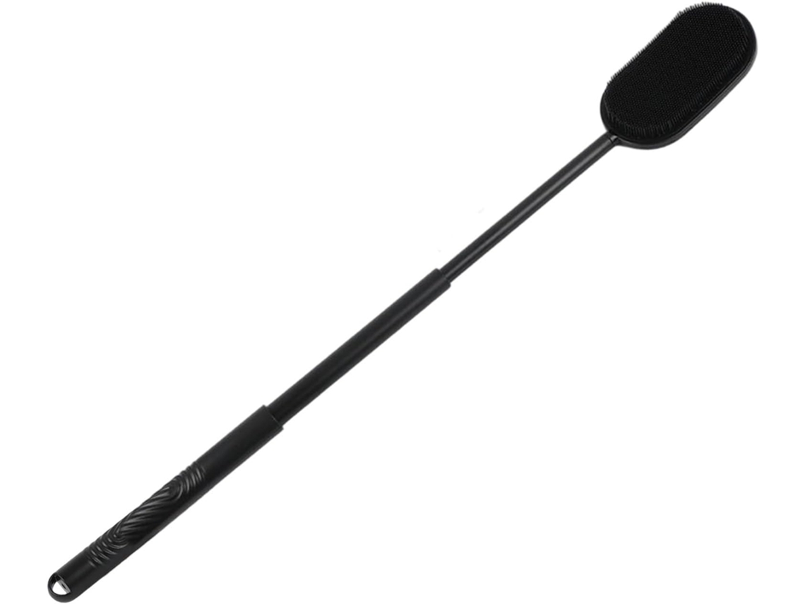 Escova De Banho Para As Costas Com Cabo Longo Retrátil De Silicone.