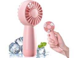 Ventilador Portátil, Mini Recarregável, De Mão Portátil Pessoal Com 3 Velocidad Es Elétrico Viagem