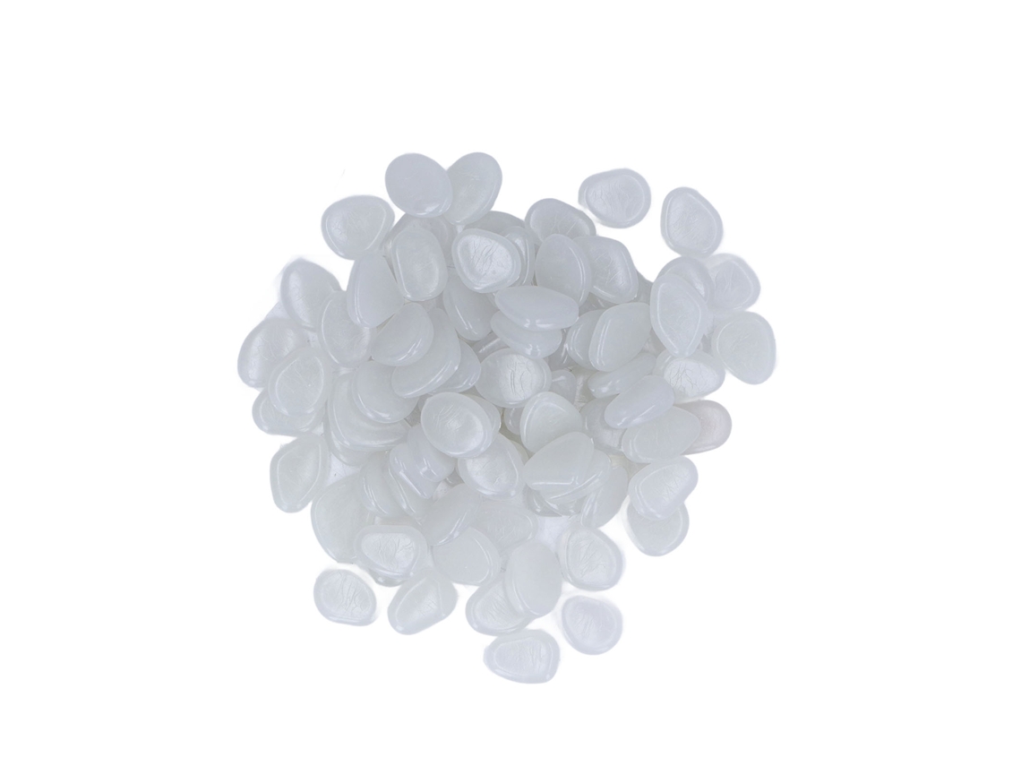 VYLARA Pedras Luminosas Coloridas Para Exterior, Seixos Fluorescentes Para Jardim, Pátio E Trilhas