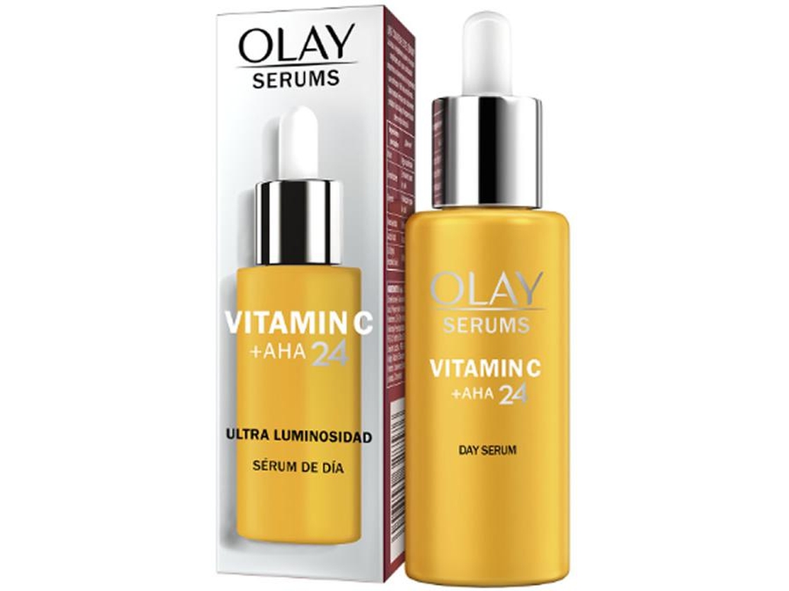 Olay Serum Antimanchas De Vitamina C + Aha24, Com Vitamina C, Aha E Niacinamida Para Um Efeito Leve E