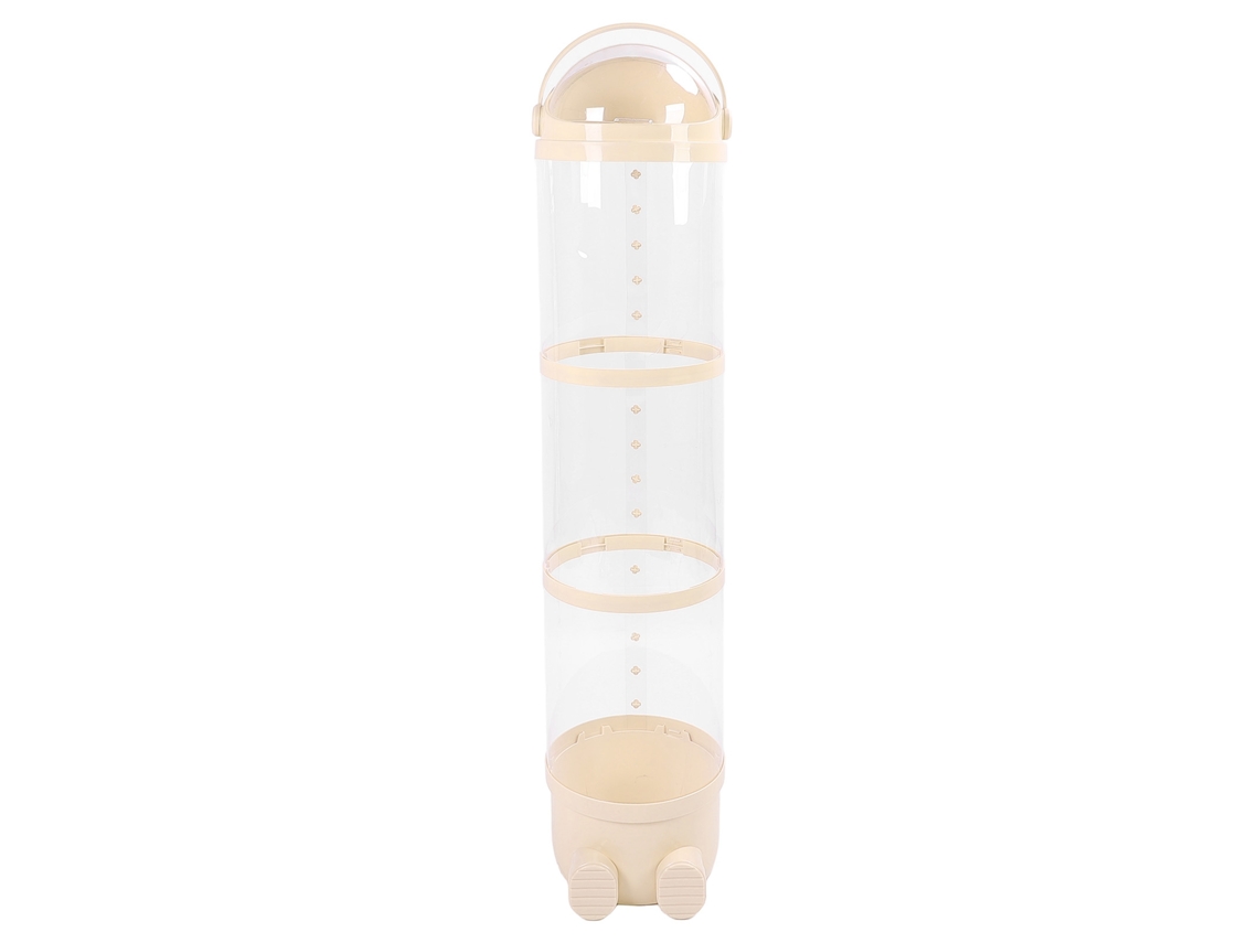 Barril Transparente com Luz 130cm Amarelo S/MARCA