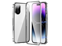 Capa De Vidro Temperado Hd Para Iphone 16 - Fecho Magnético Duplo