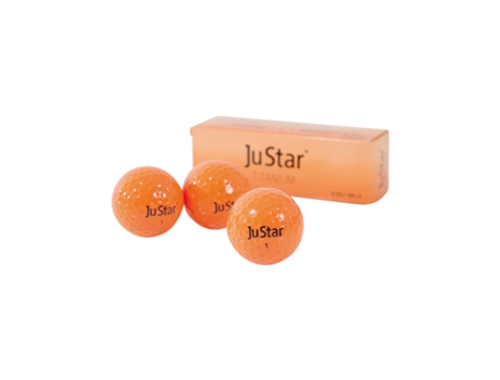 Conjunto de 3 bolas de golfe JuStar