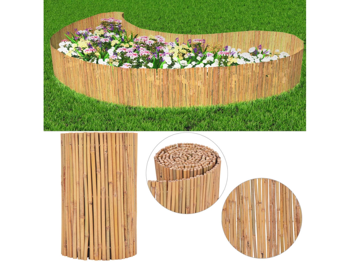 Vidaxl Cerca De Bambu 500x50 Cm