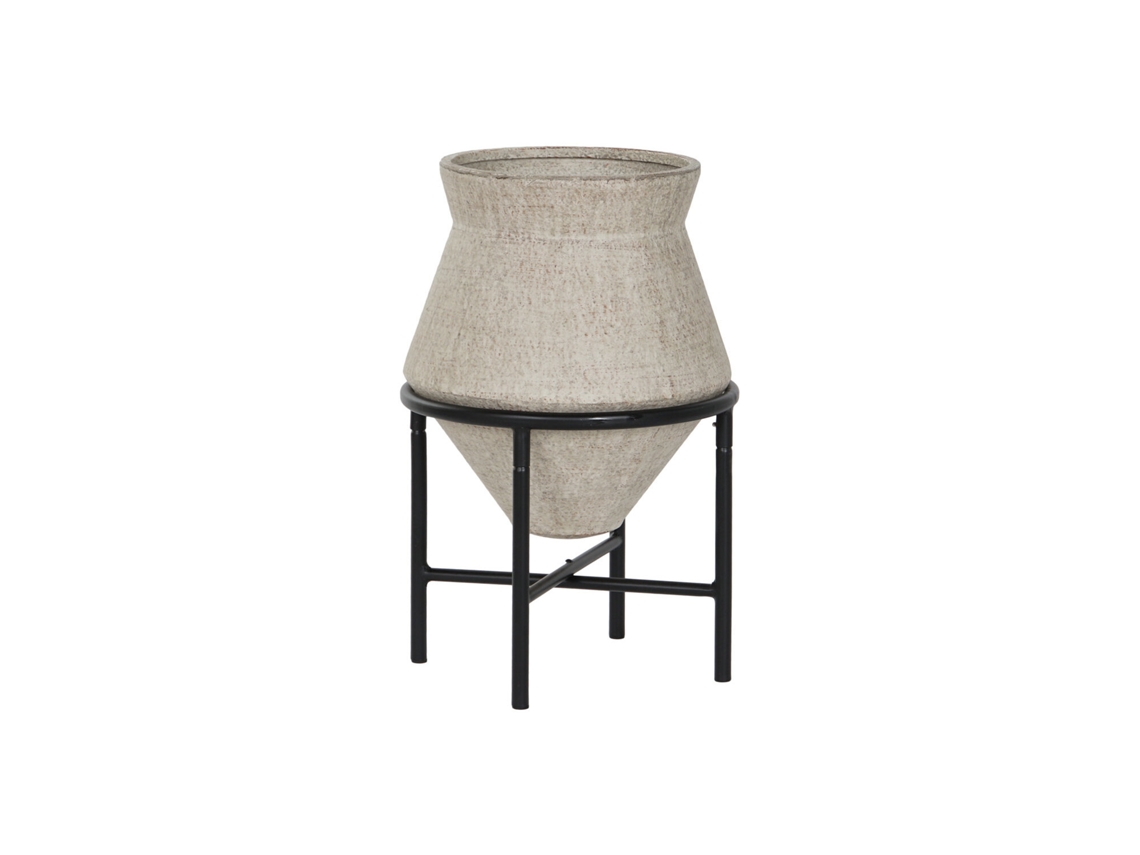 Suporte para Vaso de Metal Envelhecido, 40x40x62cm ALEXANDRA HOUSE LIVING