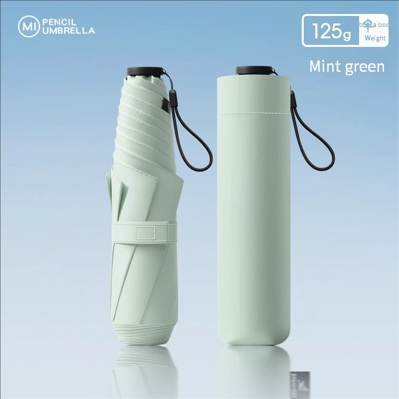 Guarda sol portátil MDUG de 125g com protetor solar, UV e resistente à chuva