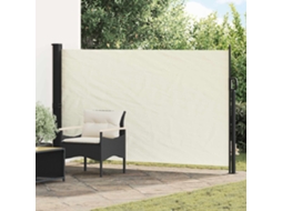 Vidaxl Toldo Lateral Retrátil 300 X 170 Cm Poliéster Retangular Creme