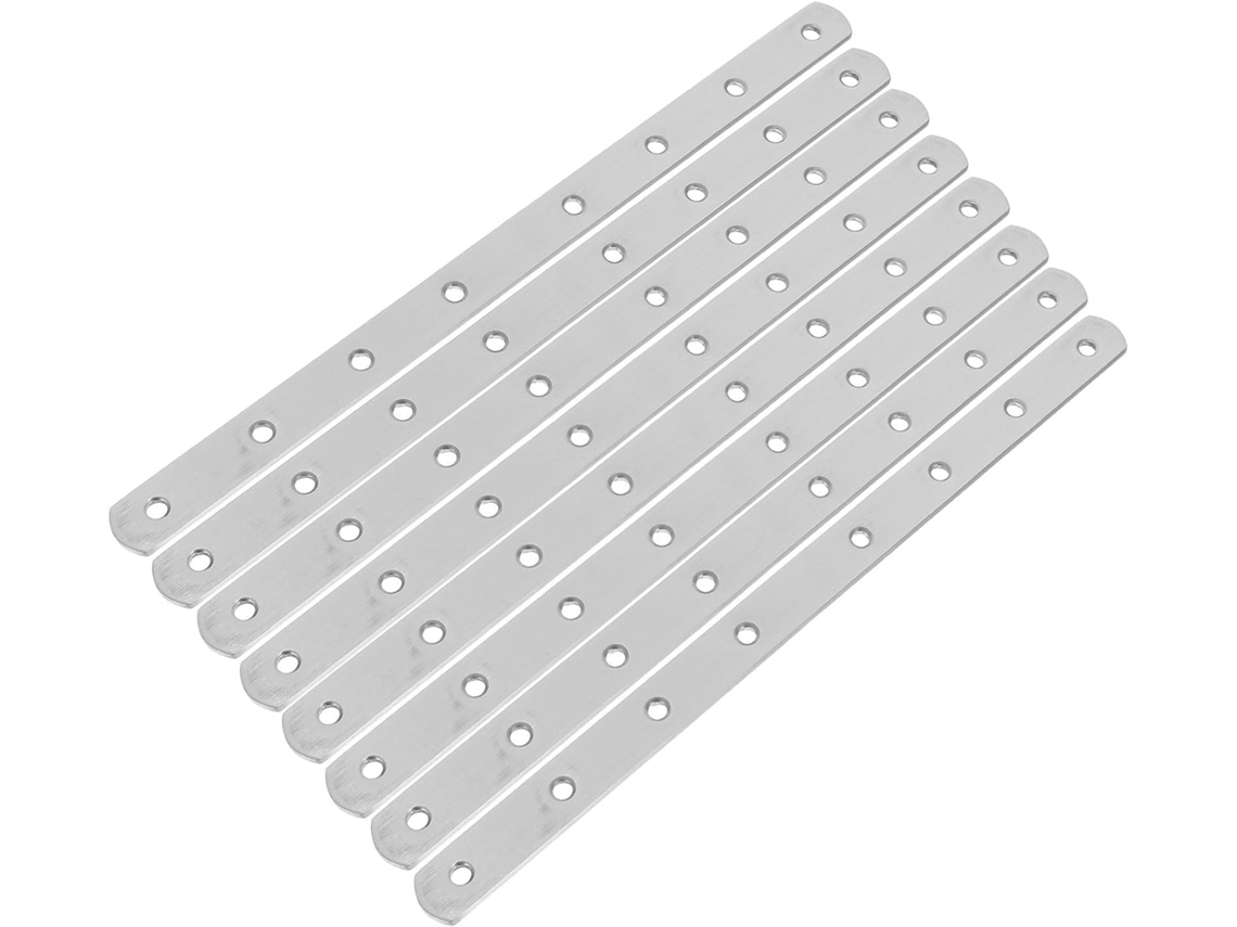 Conjunto De 8 Suportes De Fixação, 11,6 Polegadas, 8 Furos