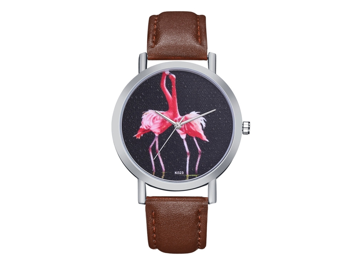 Reloj De Pareja New Star Sky Cuarzo Correa De Cuero Marrón Accesorio Regalo