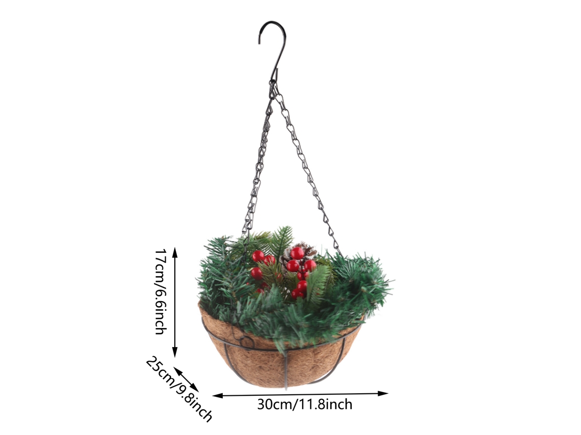 Vaso de Natal Artificial com Luzes LAXISCREED