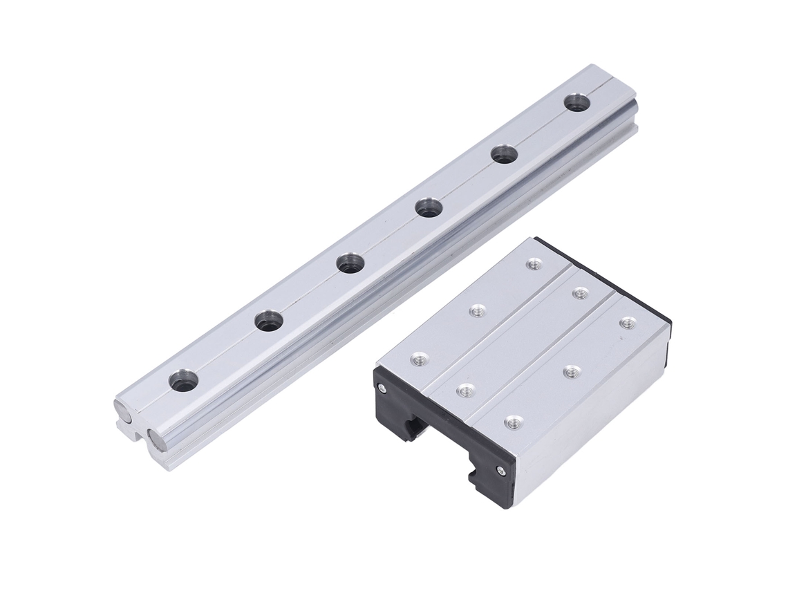 Guia Linear De 300mm Rail De Movimento Linear Externo Biaxial Com Bloco Deslizante E Furos De Montagem
