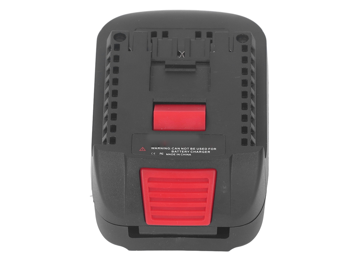 Laxiscreed Adaptador De Bateria Lithium 18v Com Conversor Portátil E Seguro Em Abs
