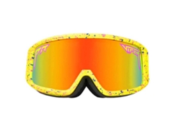 PIT VIPER Máscara Esqui The Gogglés 1993 Amarelo Rainbow Mirror + Purple Clear/CAT3-CAT0