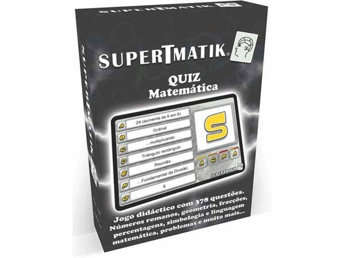 Livro superTmatik Quiz Matemática (Português)