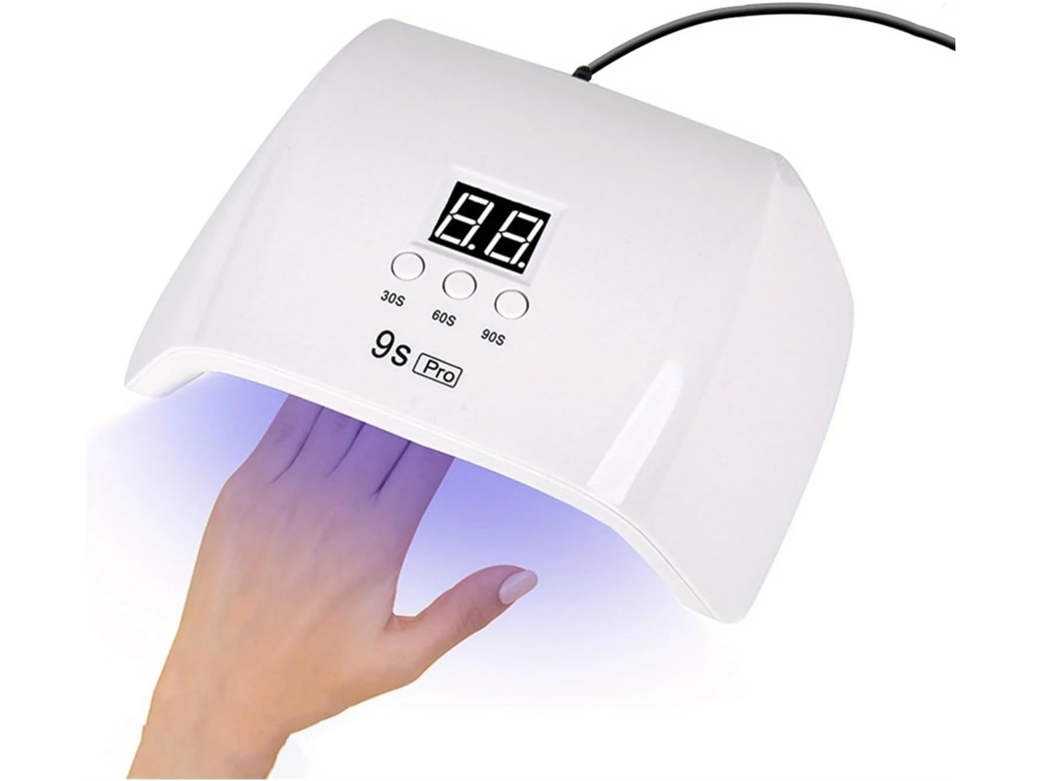 Lâmpada de Unhas de Alta Potência 120w Uv Led, Secagem Rápida, 3 Temporizadores, Sensor Inteligente SFUSHOS