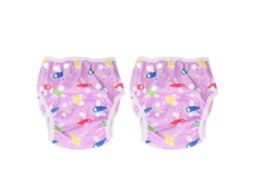 Calça fralda de natação para bebês, impermeável, ajustável, respirável e reutilizável, tamanho T19.