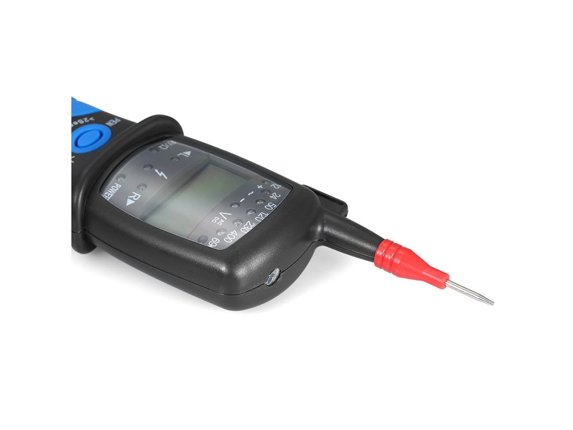 Testador de Tensão Ca/cc Holdpeak com LCD para Continuidade e Fase | S/MARCA