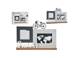 Moldura GIFT DECOR Branco, Preto (37.5 x 6 x 26.5 cm)
