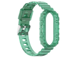 Lurelia Pulseira, Compatível Com Xiaomi Mi Band 8 Integrada Transparente Verde