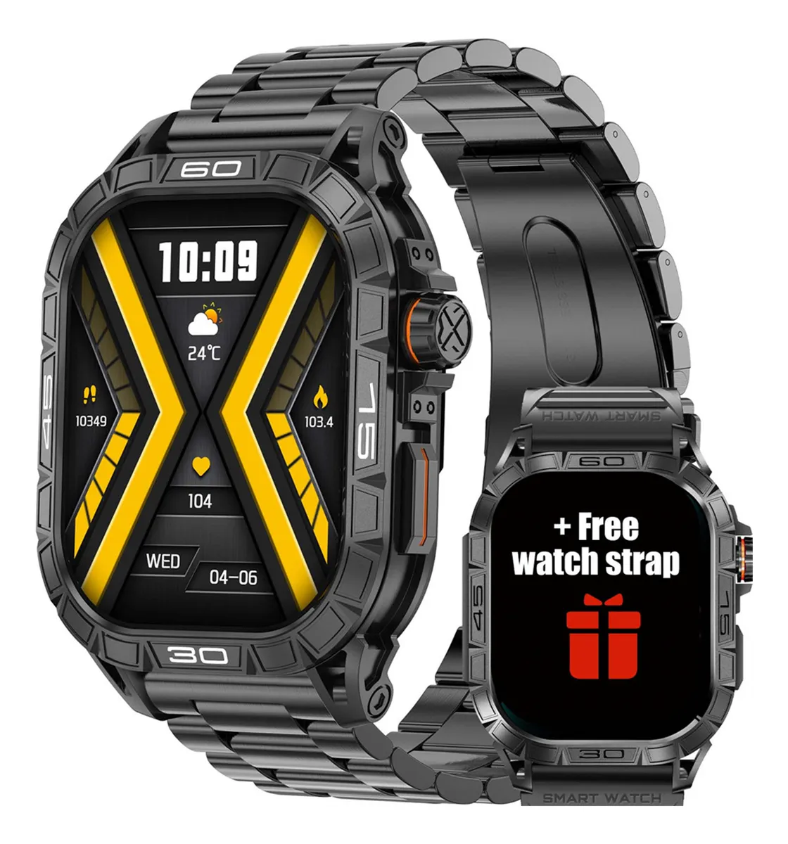 Relógio Inteligente Vayotoy K63 com Bluetooth e Modo Esporte