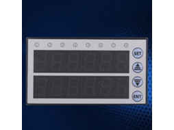 Display de Texto Plc com 2 Grupos 6 Dígitos e 8 Leds