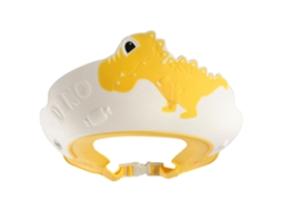 2026 gorro de Banho para Bebê Dinossauro Infantil Macio Confortável com Elástico Proteção de Ouvidos e Olhos Amarelo