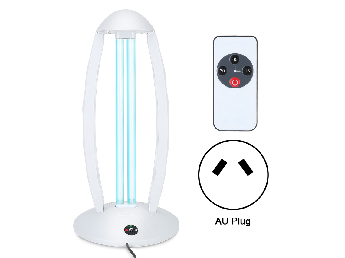 Lâmpada De Desinfeção Ultravioleta Laxiscreed Com Controle Remoto Para Esterilizar E Remover Ácaros