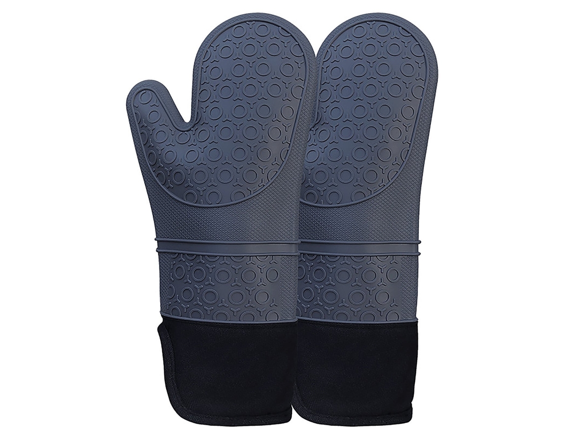 Luvas de Silicone Grossas Longas LAXISCREED para Forno