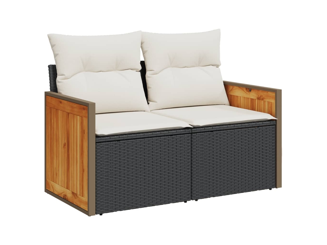 Garden Sofa, Garden Sofas Vidaxl Preto Rattan / Vime (n/a)