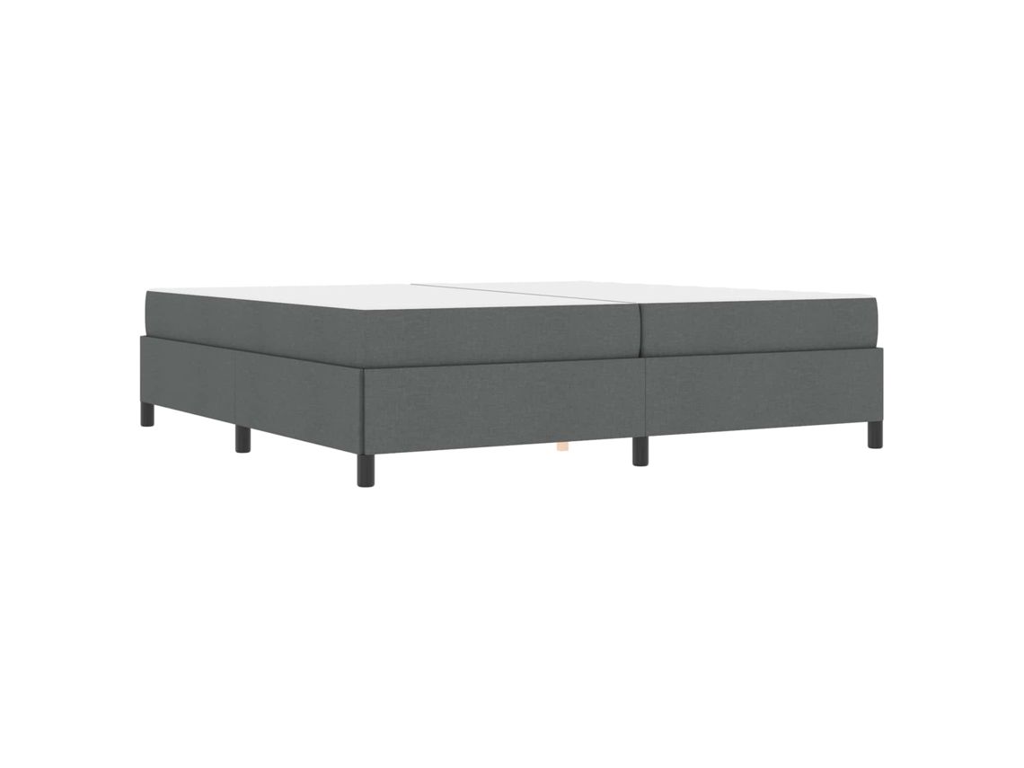 Conjunto 1 Cama Box Vidaxl Cinzeto Tecido (200 X 200 Cm)