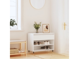 Vidaxl Sapateira 70x36x60 Cm Derivados De Madeira Branco