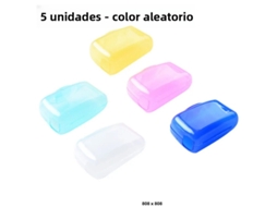 Estojo Portátil Para Escova De Dentes (conjunto De 5 Peças Sortidas) Com Porta-toalha E Capa Para A Cabeça Da Escova.