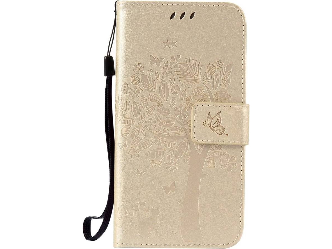 Capa Samsung Galaxy S5 i9600 HONGWE. Dourado