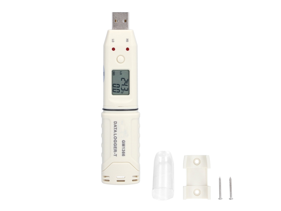 Registrador de Temperatura Primerox USB com Logger para Ambiente | S/MARCA