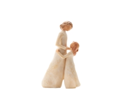 Estatueta de mãe e filha, decoração moderna para quartos e escritórios LAXISCREED