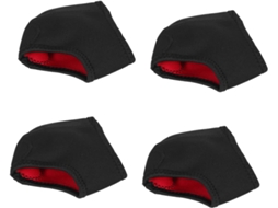 Palmilhas Pretas Para Fascite Plantar, Feitas De Neoprene E Tecido, Reduzem A Dor E São Fáceis De Calçar, Ideais Para